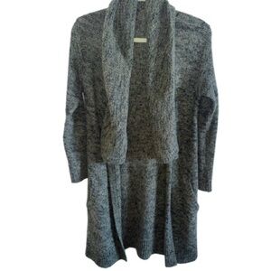 Nordstrom Olive Sweater Duster Cardigan Wool/Mohair Blend Longline Sz Small